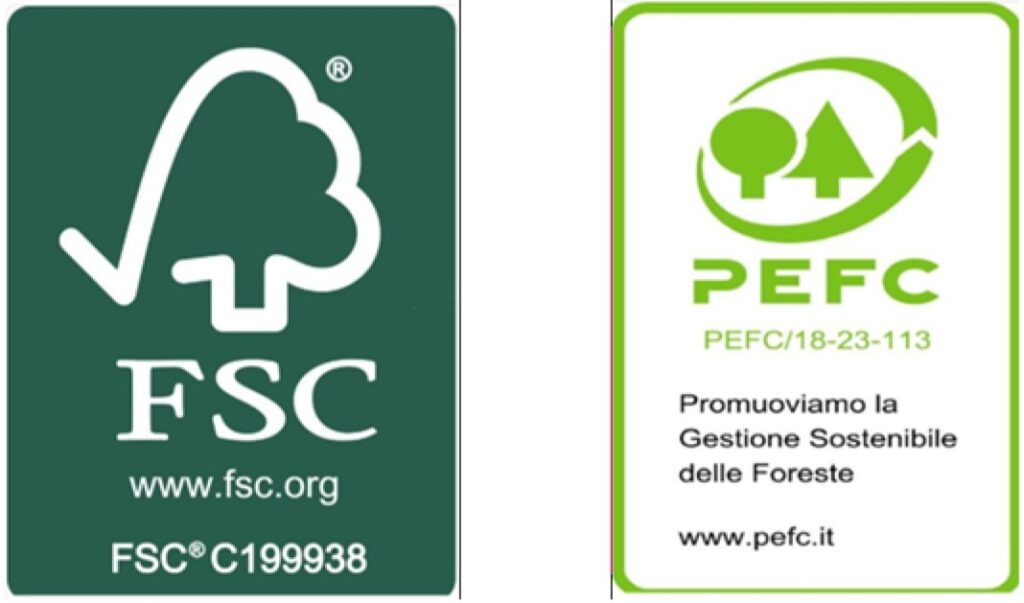 Certificazioni gestione forestale sostenibile PEFC e FSC
